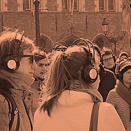 Silent Tours at a Silent Discotek event