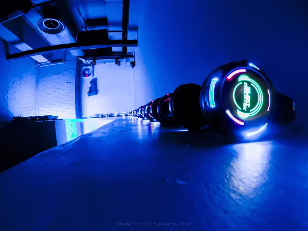Silent Discotek event moment 4