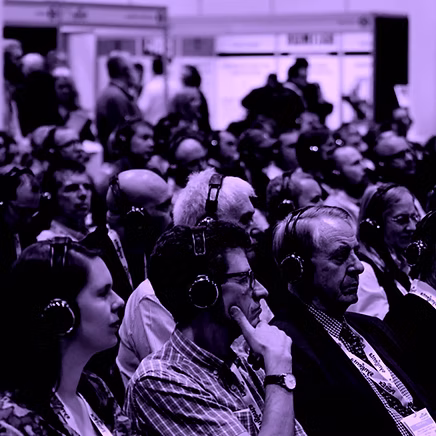Silent Conference at a Silent Discotek event